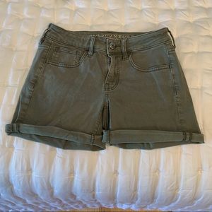 American Eagle super stretch midi shorts